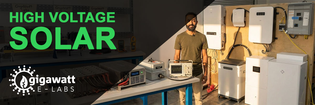 Testing High Voltage Solar and Storage at GigaWatt Labs