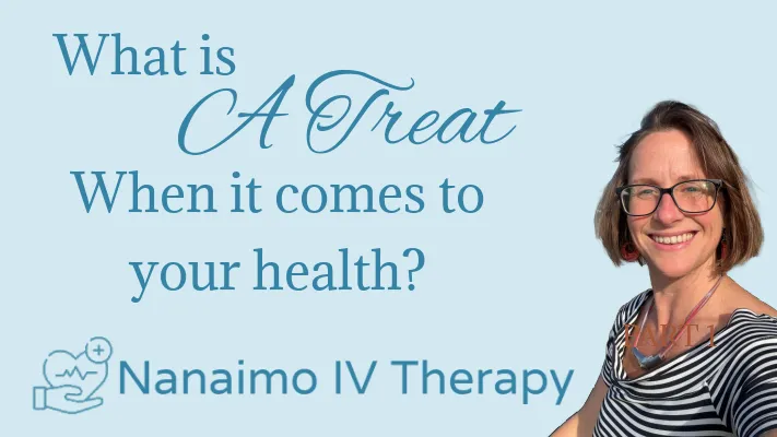 Dr. Tonia Winchester, Nanaimo Naturopathic doctor discusses the notions of rewards and treats and how we can sabotage ourselves. She discusses what  healthy treat actually is.