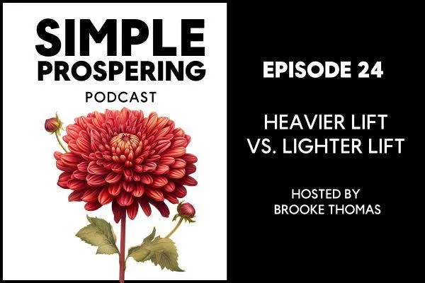 Heavier Lift vs. Lighter Lift