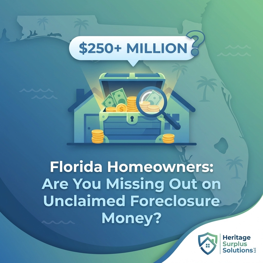 Florida Homeowners: Are You Missing Out on $250+ Million in Unclaimed Foreclosure Money?