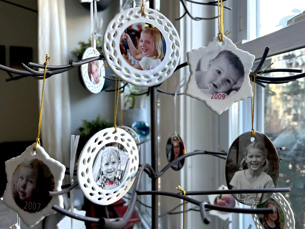 Where To Get The Best Ceramic Photo Ornaments And This Tree I Won't Let Anyone Else Decorate
