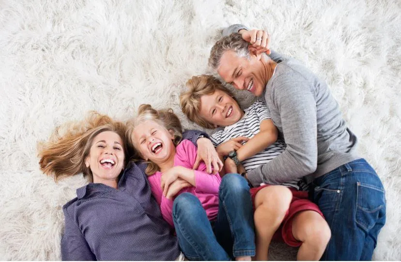 image of a family enjoying their retirement, representing financial security and peace of mind.