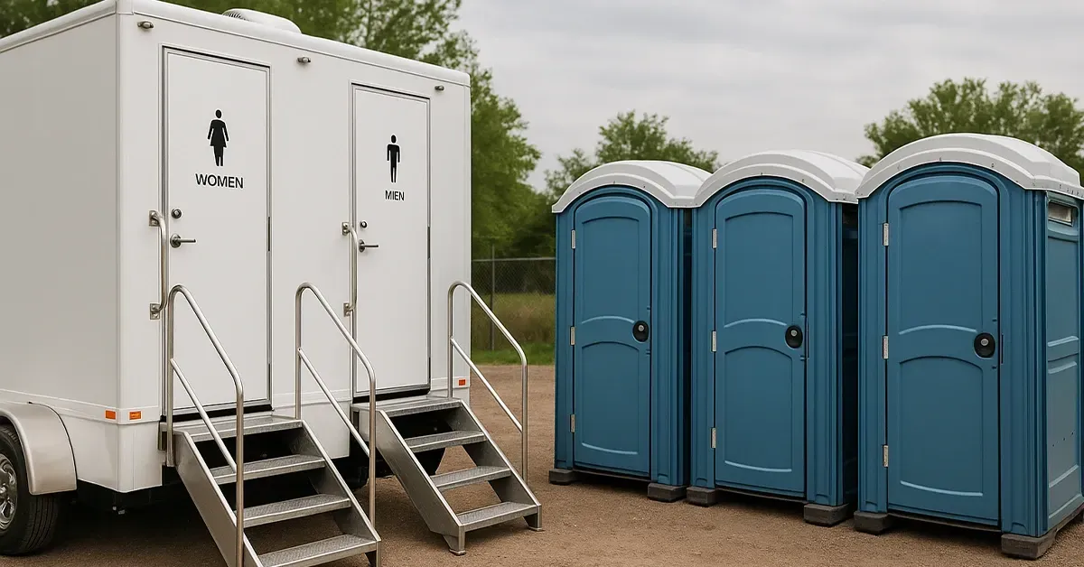 Luxury Restroom Trailers vs Porta Potties: Best Choice for Events