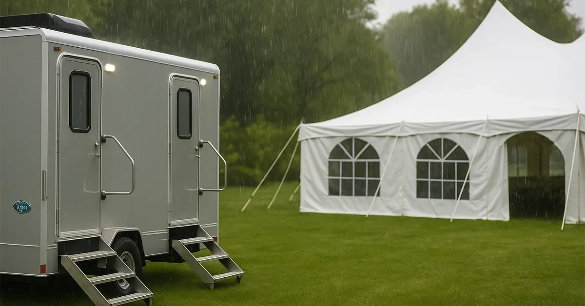 Rain or Shine: Why Restroom Trailers Are the Best Choice for Spring Events