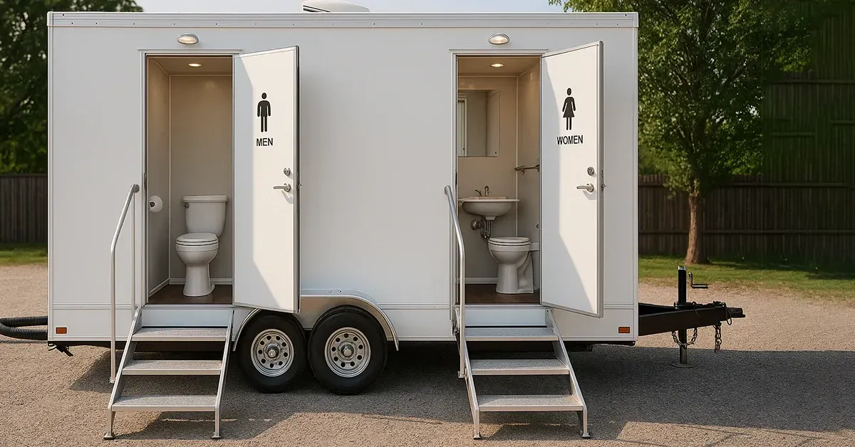 How Do Restroom Trailers Work? Easy Guide for Beginners