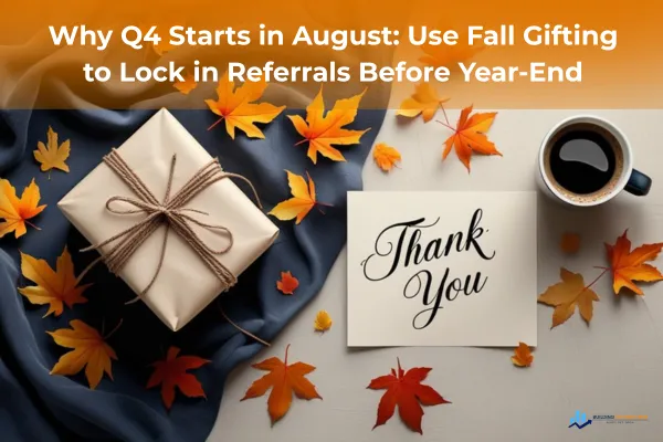 Why Q4 Starts in August: Use Fall Gifting to Lock in Referrals Before Year-End