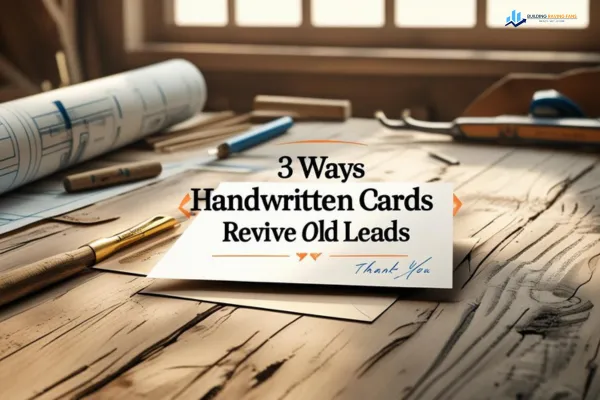 3 Ways to Use Handwritten Cards to Revive Old Leads and Close More Jobs