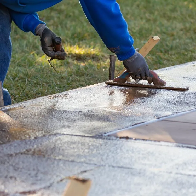 New Stamped Concrete