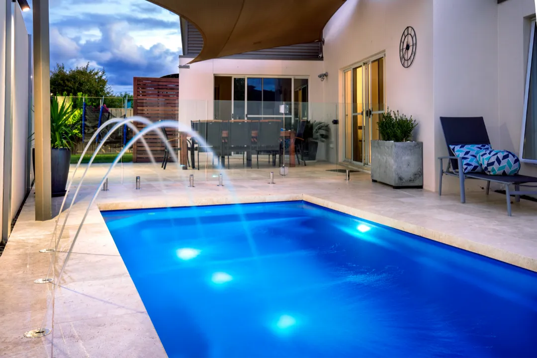 Modern Pool Deck Concrete  