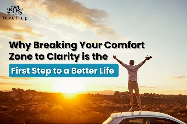 Person stepping out of their comfort zone toward growth and new opportunities