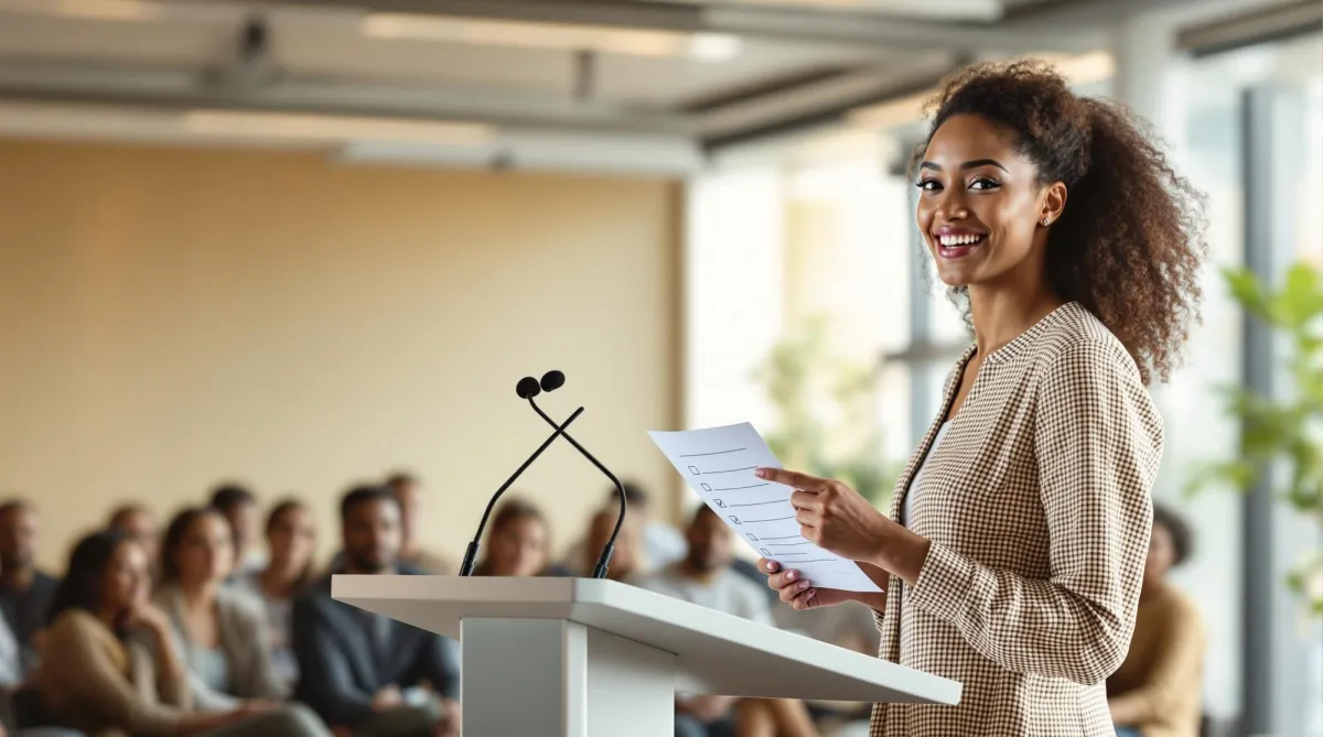 Essential Public Speaking Checklist for First-Time Speakers