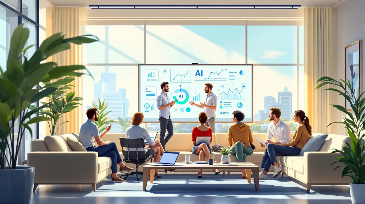 People learning about AI