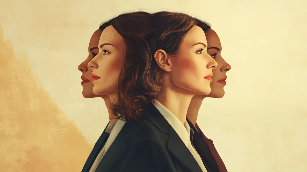 Woman transitioning through her career