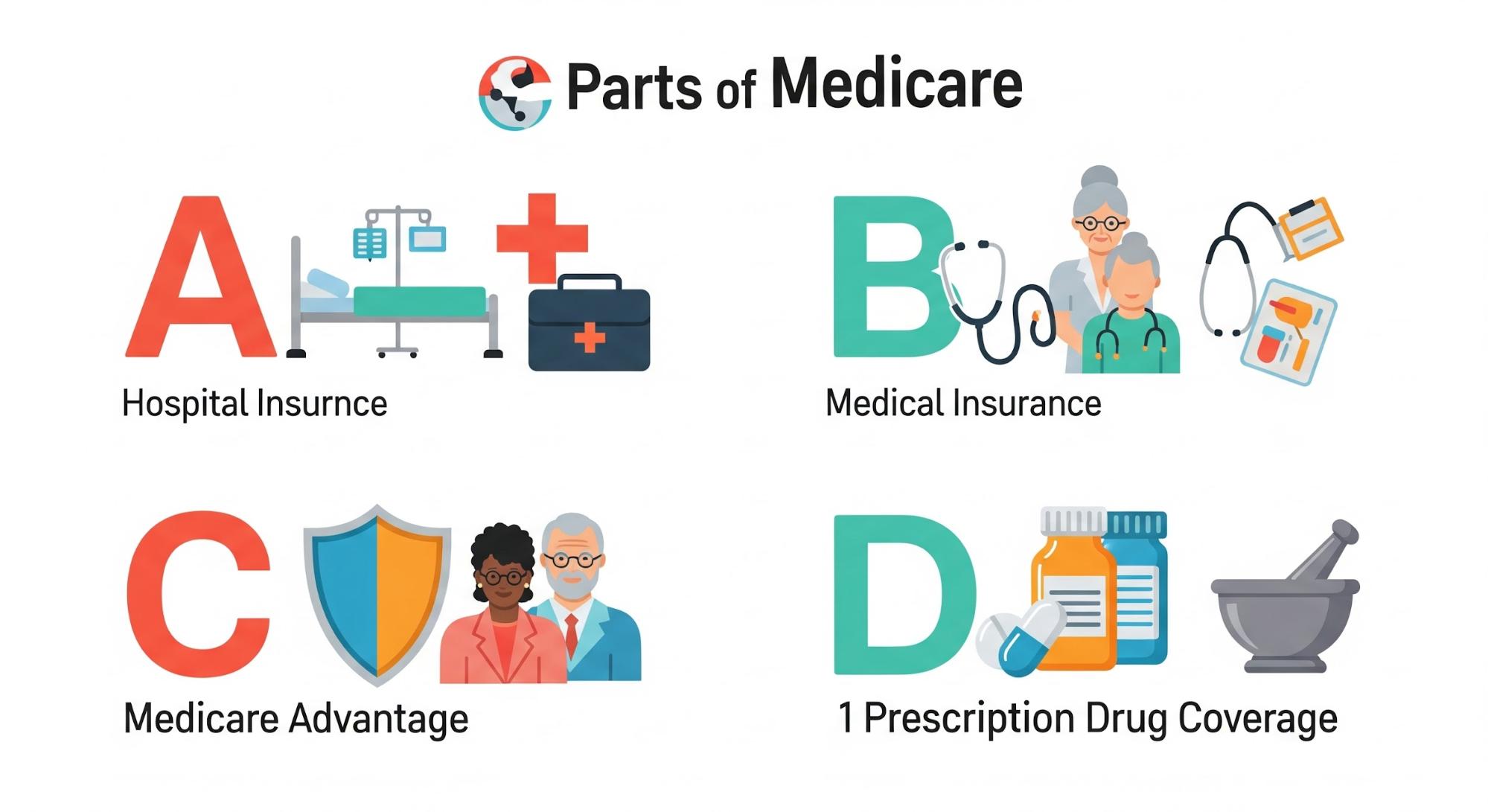 Parts of Medicare Explained: A, B, C & D Made Simple