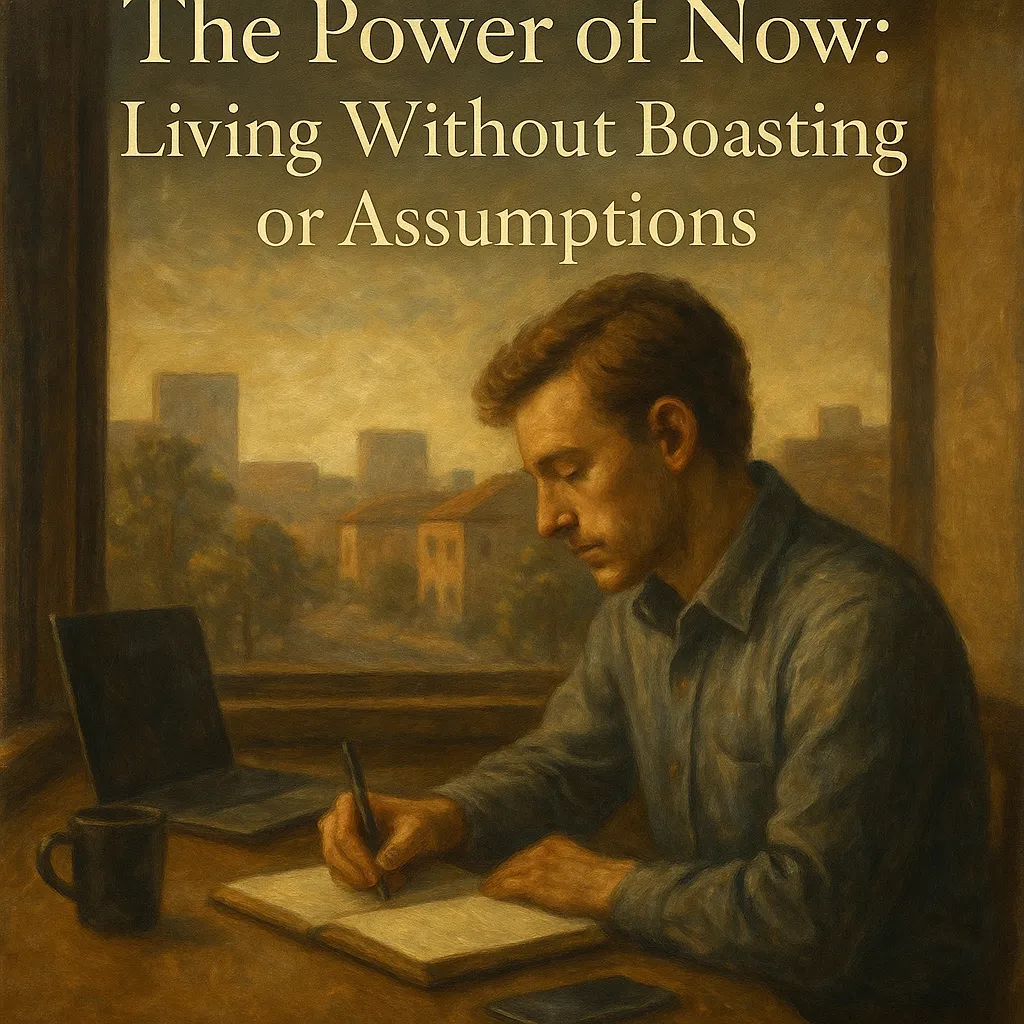 The Power of Now: Living Without Boasting or Assumptions