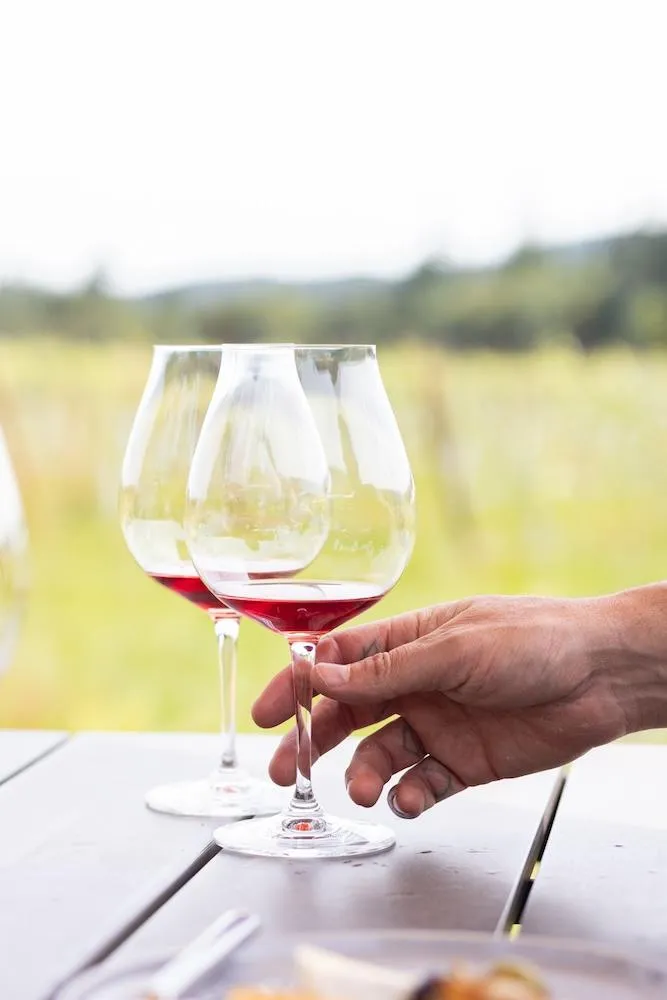 Wine tasting at Unsworth Winery