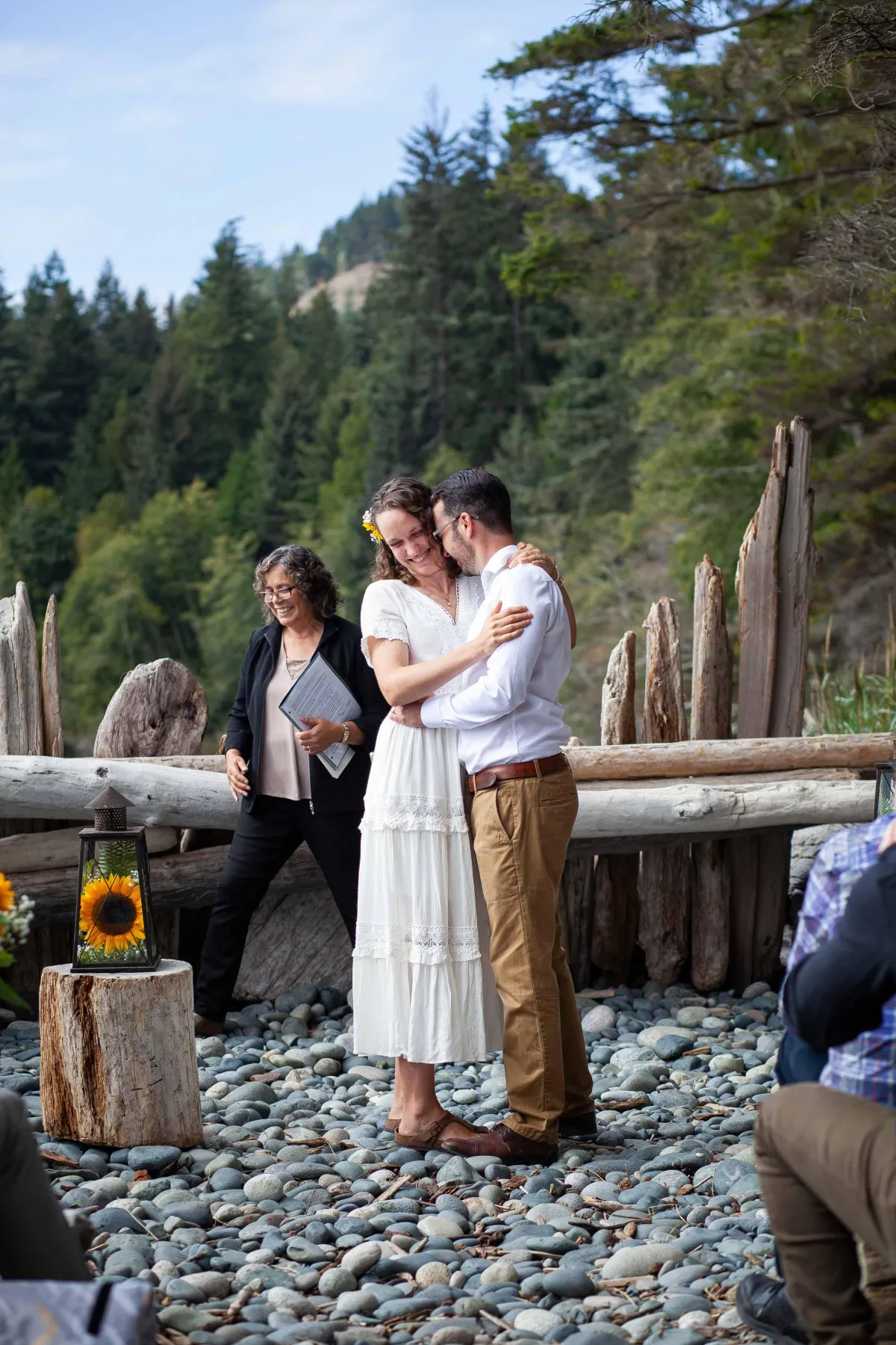 Wedding on French Beach in Shirley BC