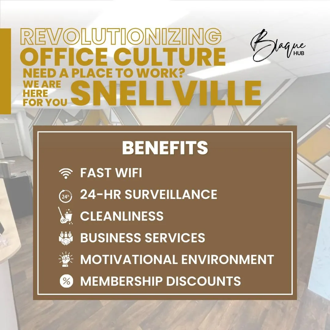 Coworking space for freelancers in Snellville