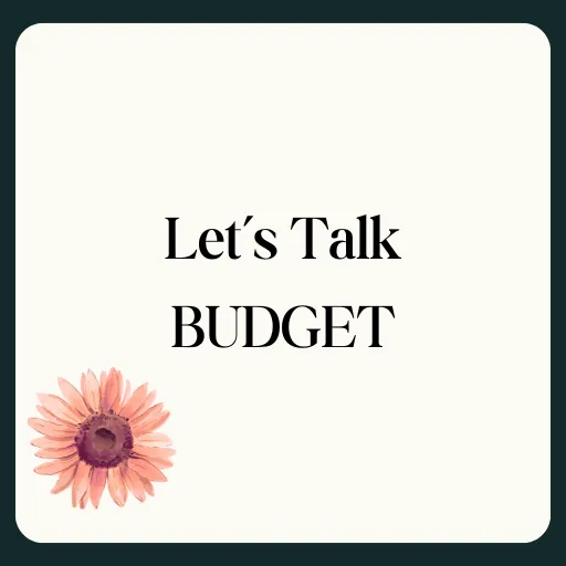 Wedding Budget Part One