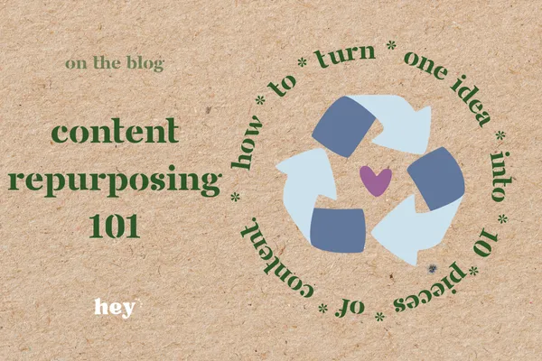 Blog Banner:  Content Repurposing 101: How to Turn One Idea Into 10 Pieces of Content