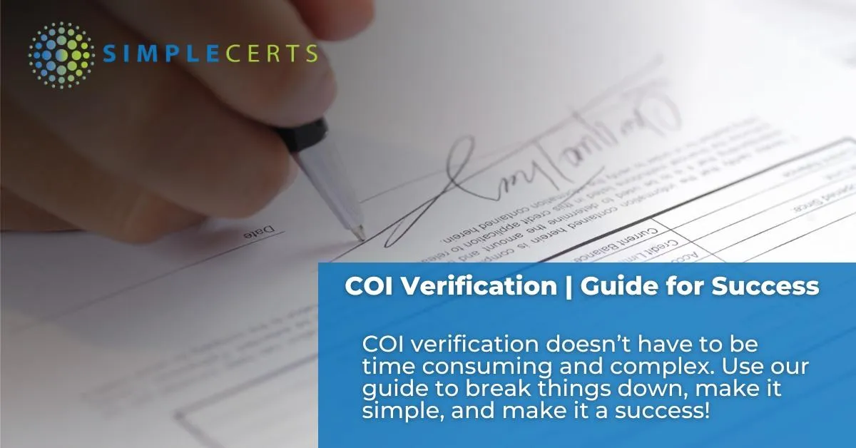 COI Verification: A Complete Step-By-Step Guide for 2025