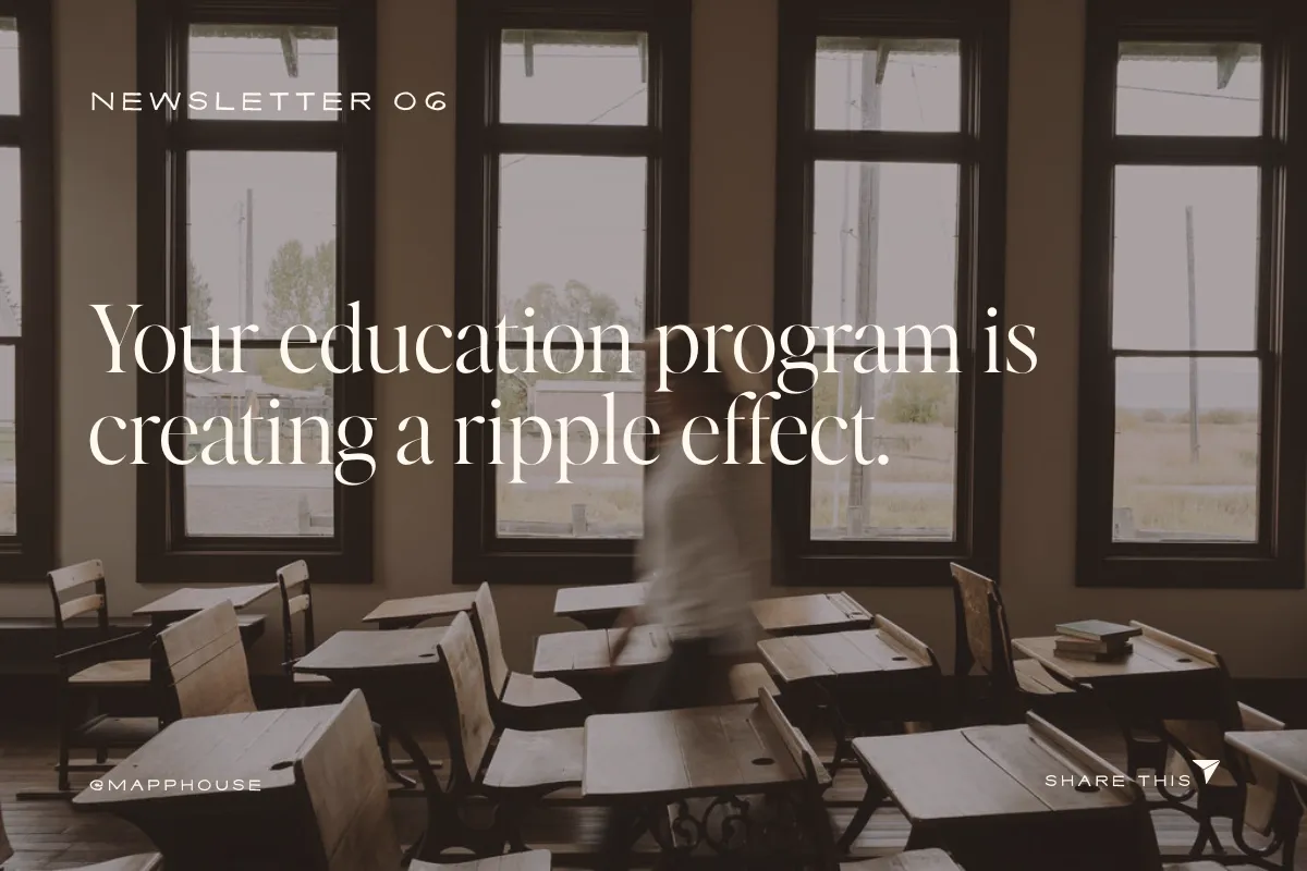 The Student You Transform Is Teaching Someone Else Right Now