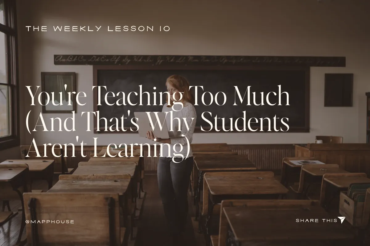 Less Content Creates More Transformation