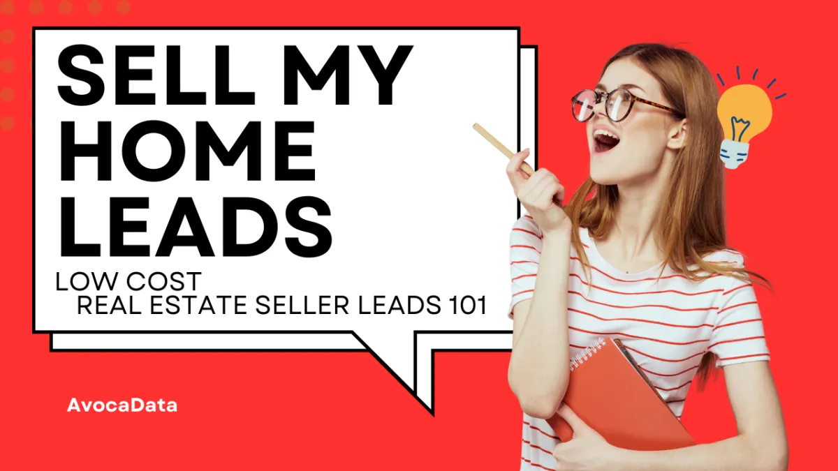 Real Estate Seller Leads - Data Marketplace Providers