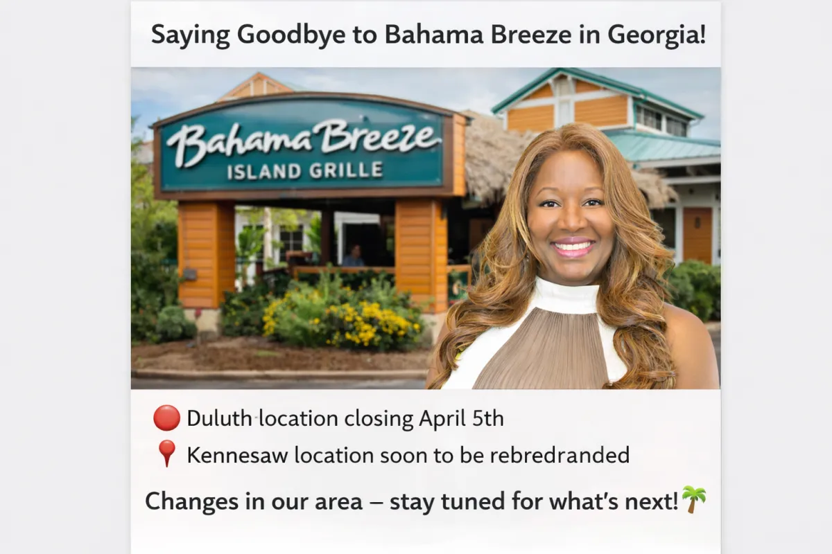 Duluth Bahama Breeze is Leaving Georgia 🌴