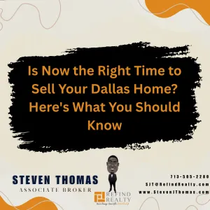 Homeowner meeting with a Dallas real estate agent to discuss selling options