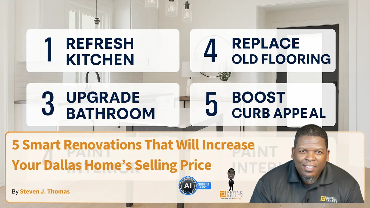 Modern kitchen with neutral colors and updated fixtures to increase Dallas home resale value