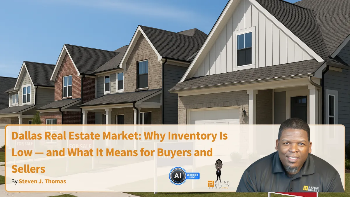 Dallas Real Estate Market: Why Inventory Is Low — and What It Means for Buyers and Sellers