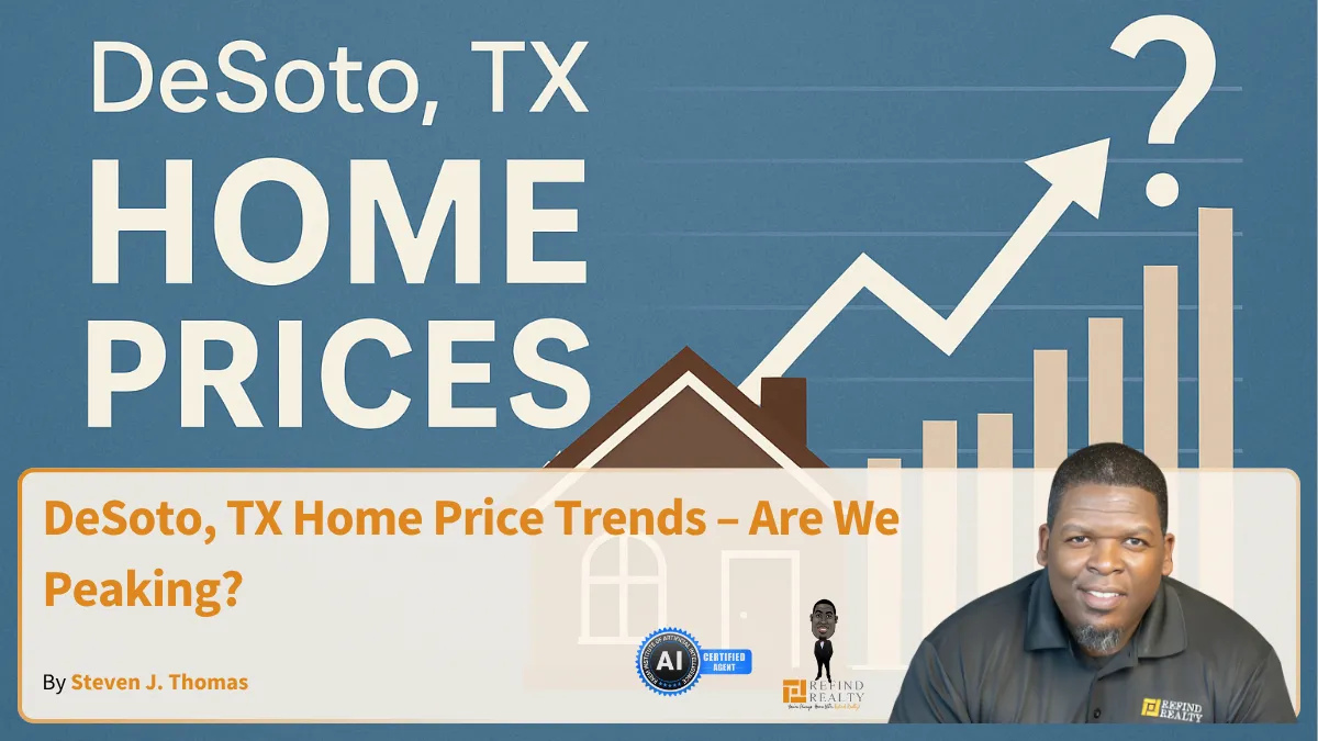 DeSoto Texas real estate chart with home price growth question