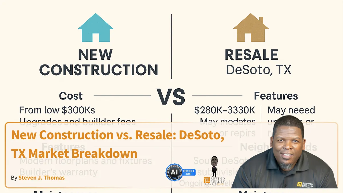 New Construction vs. Resale: DeSoto, TX Market Breakdown