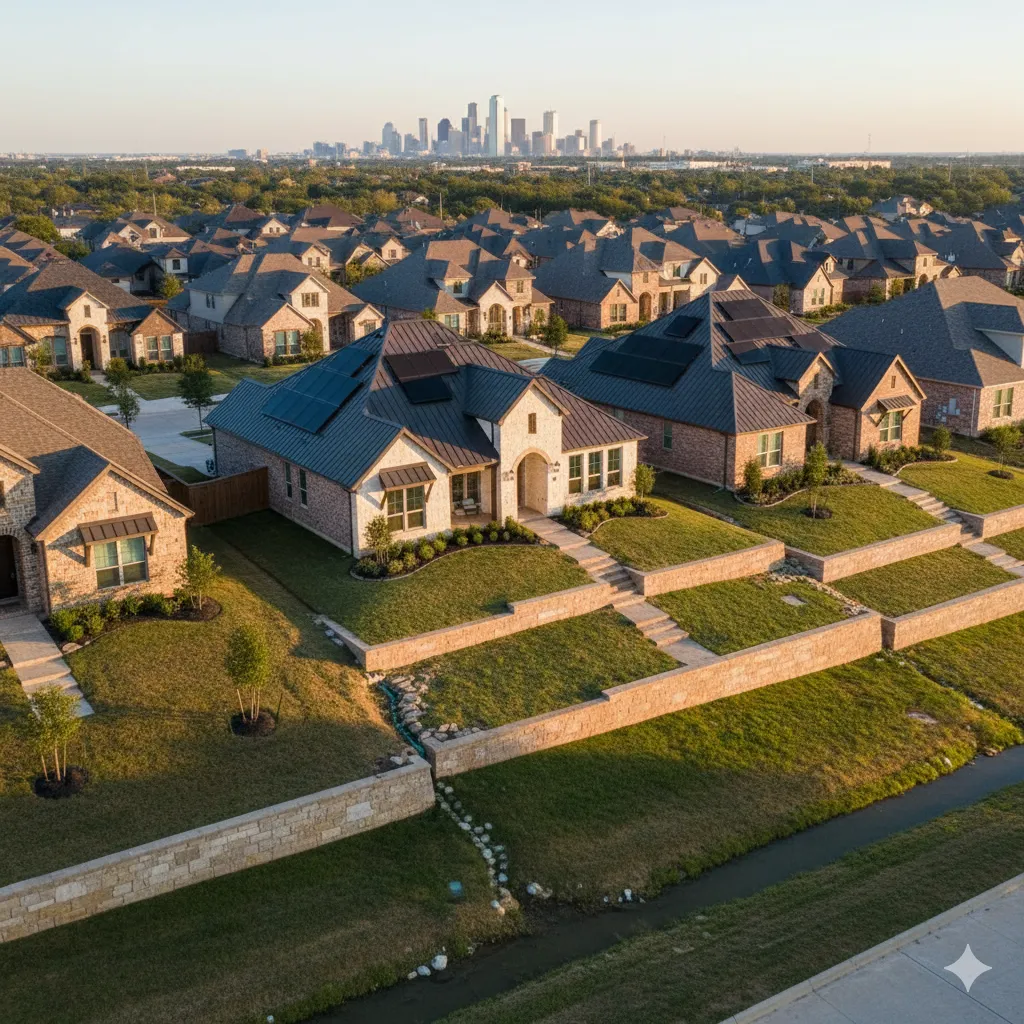 Dallas–Fort Worth homes showing climate and weather risk impacts in 2025