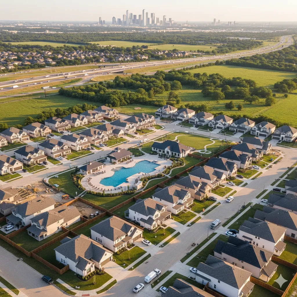 Map of Dallas–Fort Worth showing affordable suburbs first-time buyers are choosing in 2025