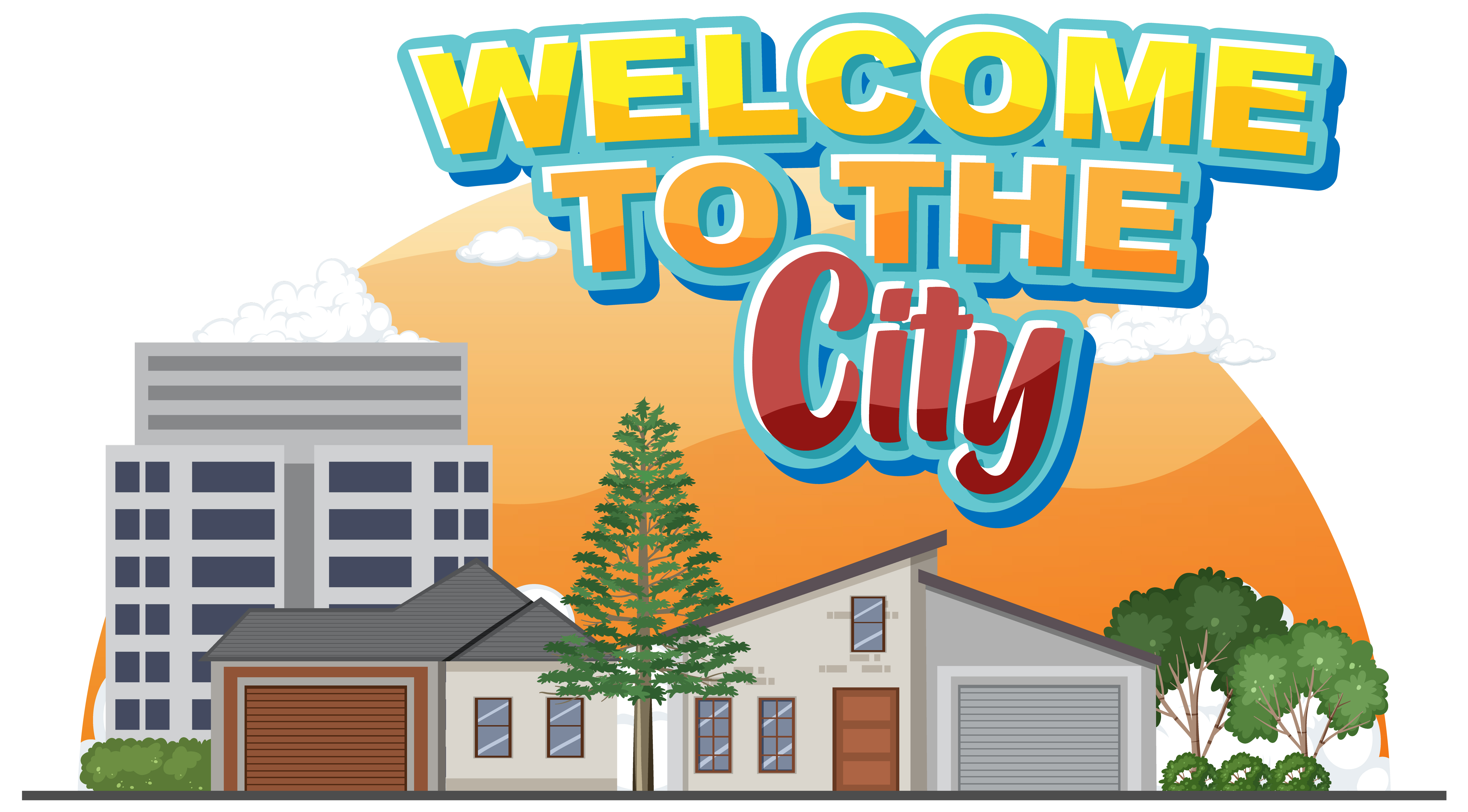 A Dallas neighborhood with a “For Sale” sign in front of a modern Texas home, framed by a blue sky and skyline view.