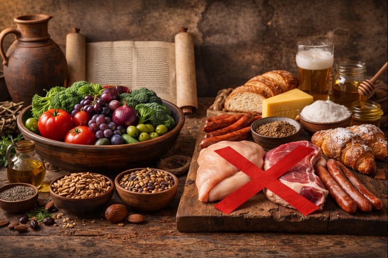 Qué se come y qué no en el Ayuno de Daniel (Lista definitiva + sustitutos fáciles) [2026]