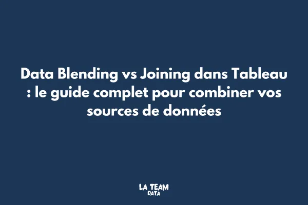 Schéma illustrant la différence entre blend et join dans Tableau avec deux sources de données reliées