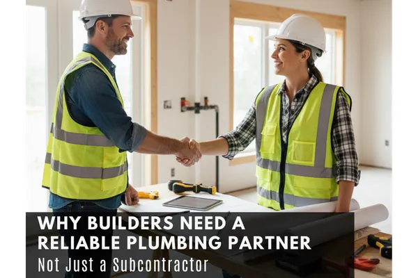 Why Builders Need a Reliable Plumbing Partner, Not Just a Subcontractor