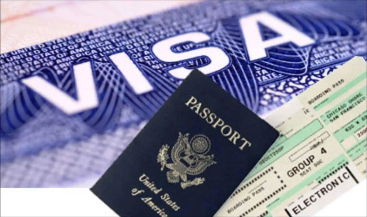 Form I-485 application for a U.S. green card, used for adjustment of status, with required documents like passport, Form I-94, and medical exam.