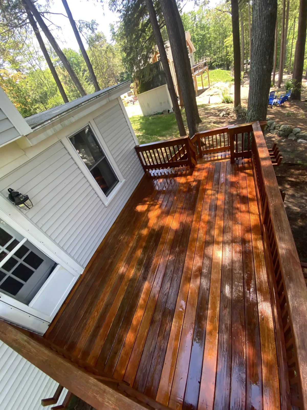 Deck cleaning