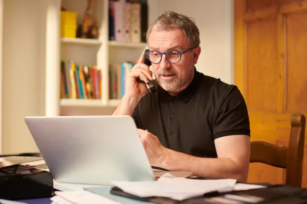 Frustrated business owner