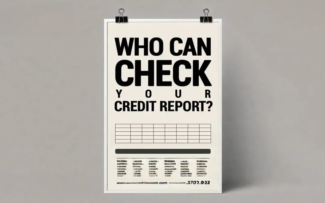 Who Can Check Your Credit Report?