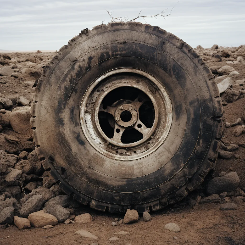 Extremely Worn Tyre