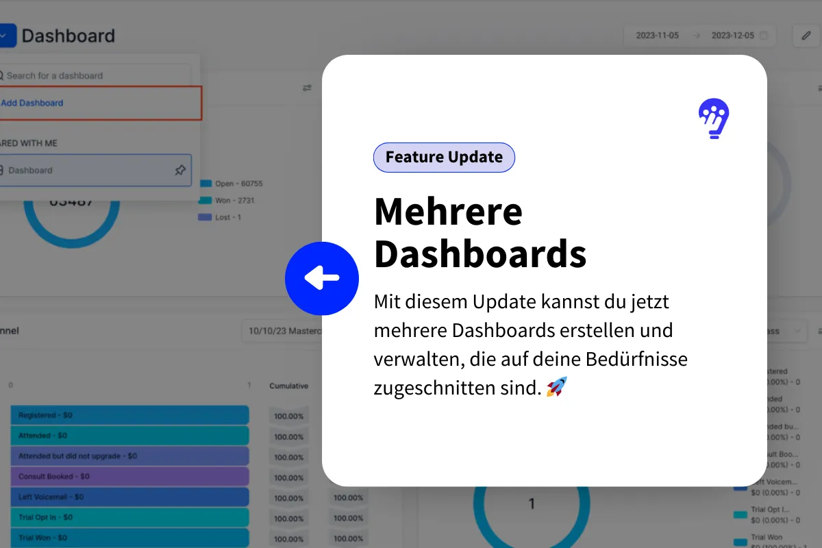 Mehrere Dashboards