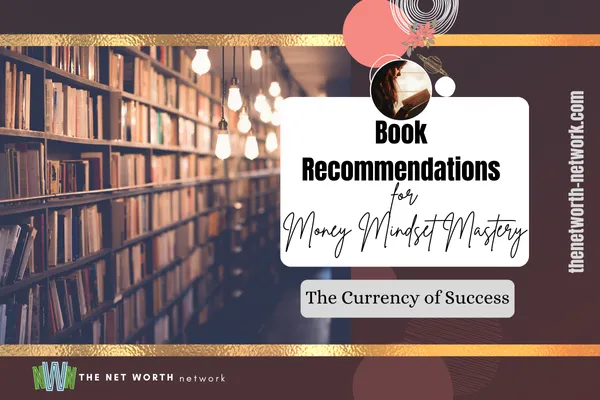 Bookcase background with the title of the article plus the Net Worth Network logo and website