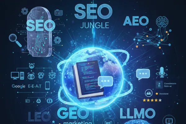 Decoding the Alphabet Soup: SEO, AEO, GEO, and LLMO Explained
