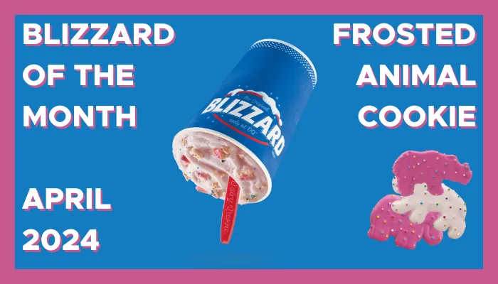 Dairy Queen's Frosted Animal Cookie Blizzard