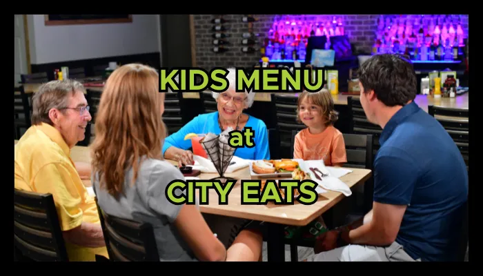 Kids Menu at City Eats